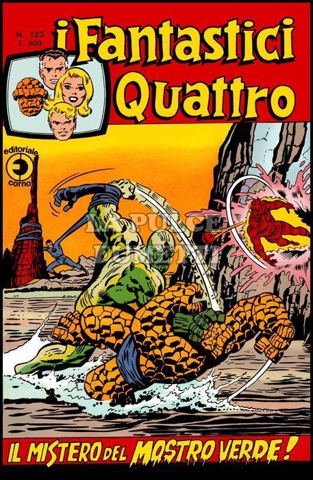 FANTASTICI QUATTRO #   123: IL MISTERO DEL MOSTRO VERDE!